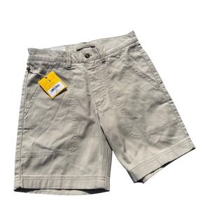 Duck Head Mens Khaki Canvas Shorts Tan Heavy Duty Cotton Outdoor Size 28 NWT